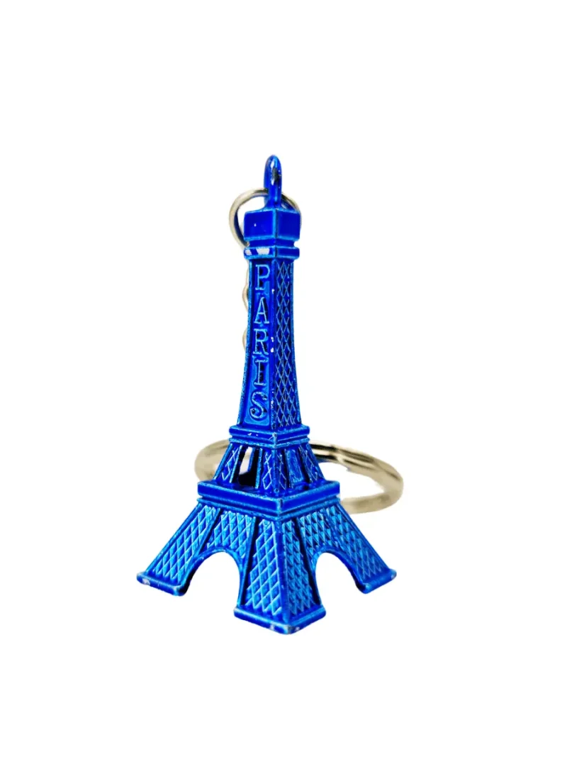 Blue Eiffel Tower Keychain - Image 3