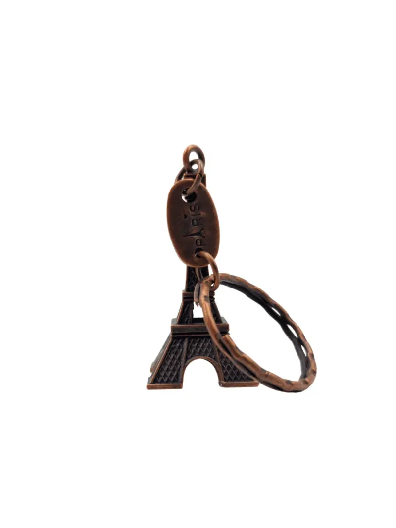 Bronze Eiffel Tower Keychain - Image 2