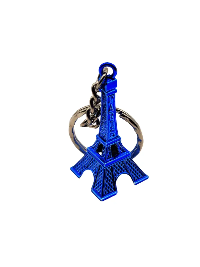 Blue Eiffel Tower Keychain - Image 2