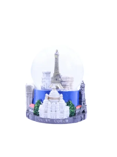Paris-Snowglobe-Resin-Medium-Blue-color-Roneljake.webp