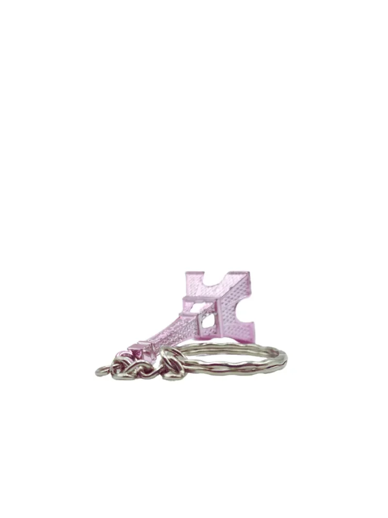 Rose Eiffel Tower Paris Keychain - Image 5