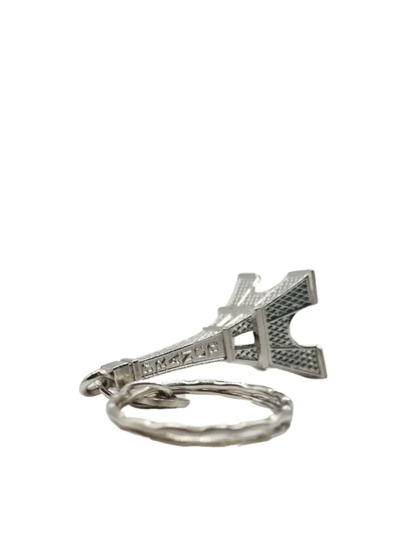 Paris Silver Eiffel Tower Keychain - Image 6