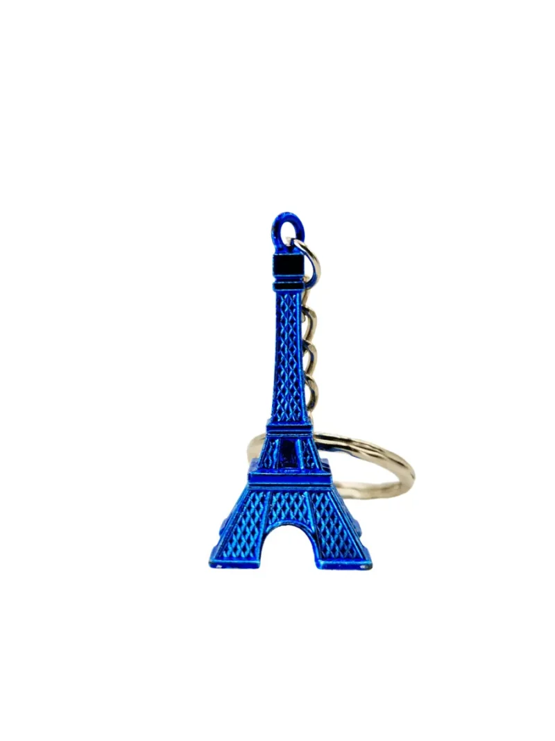 Blue Eiffel Tower Keychain - Image 4