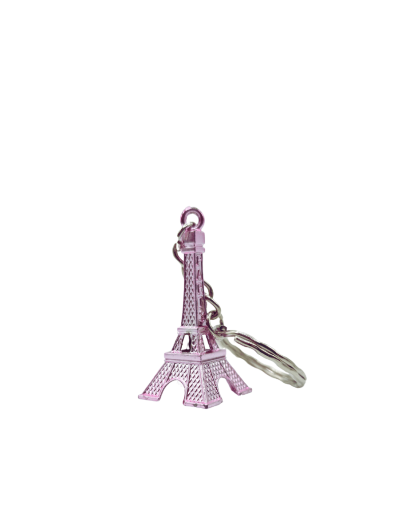 Rose Eiffel Tower Paris Keychain - Image 6