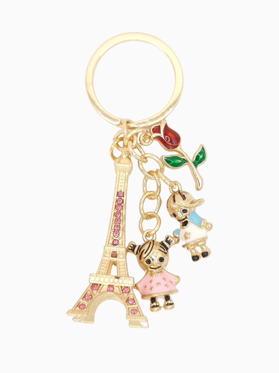 Gold-eiffel-tower-couple-keychain-roneljake