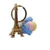 Beautiful-Eiffel-Tower-Keychain-with-Macaron-Blue-Rose-Yellow-Bowknot-Roneljake
