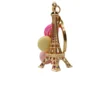 Eiffel-Tower-with-Mini-Macaron-Pink-Yellow-Rose-Keyring-Roneljake