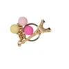 Tour-Effiel-Mini-Marcaron-Pink-Yellow-Rose-Keychain-Roneljake