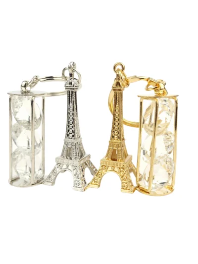 Eiffel-Tower-Keychain-with-Crystal-Charm-Silver-Gold-Roneljake