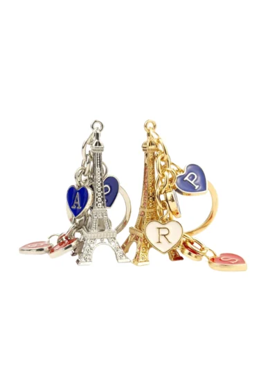 Eiffel-Tower-Keychain-with-Paris-Heart-Charms-Roneljake