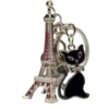 Elegant-Chat-Noir-Eiffel-Tower-Keyring-Roneljake