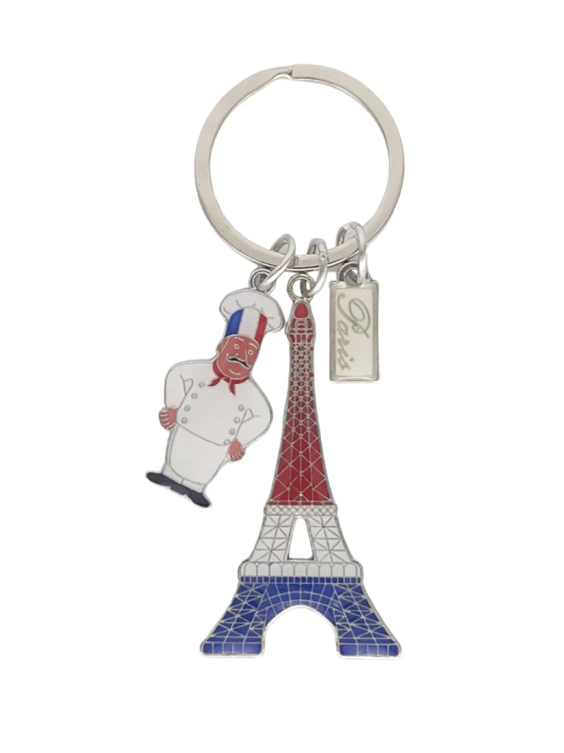 Eiffel-Tower-and-French-Chef-Keychain-Roneljake