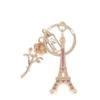 Gold-Eiffel-Tower-and-Rose-Charm-Keyring-Roneljake