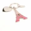 Heart-charmed-pink-Eiffel-Tower-keychain-Roneljake