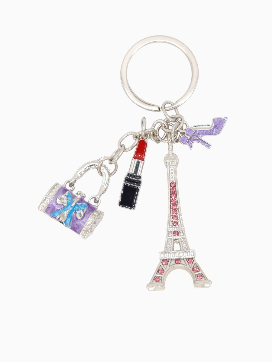 Lipstick-paris-souvenir-keychain-roneljake