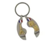 Paris-Landmark-Split-Keychain-Eiffel-tower-and-Arc-de-Triomphe-Roneljake