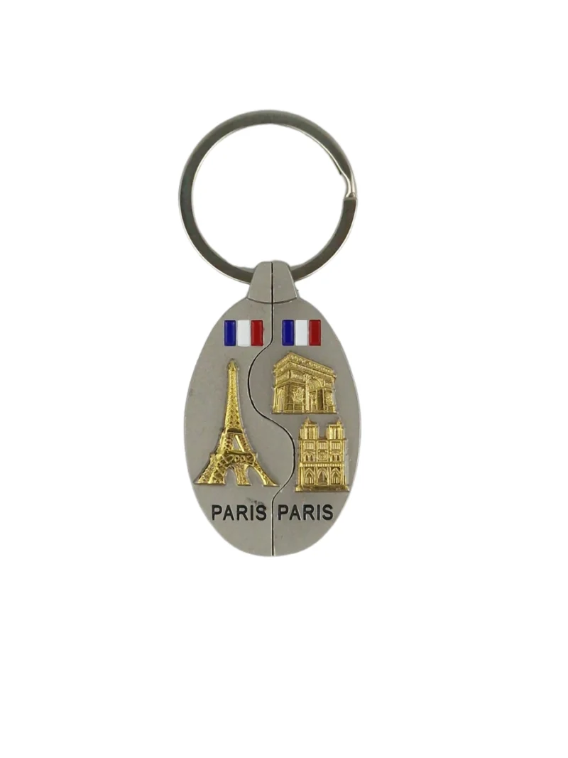 Paris-Landmark-Split Keychain-Roneljake
