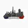 Paris-monuments-silver-metal-fridge-magnets-Roneljake