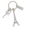 Silver-Eiffel-Tower-keychain-with-Rose-Charm-Roneljake