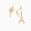 Gold-Paris-Eiffel-Tower-Keychain-with-Pink-Air-Balloon-Roneljake