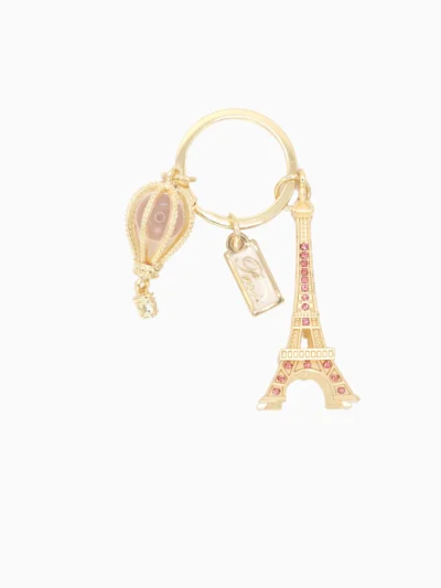Gold-Paris-Eiffel-Tower-Keychain-with-Pink-Air-Balloon-Roneljake