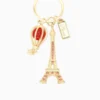 Gold-Paris-Eiffel-Tower-Keychain-with-Red-Air-Balloon-Roneljake