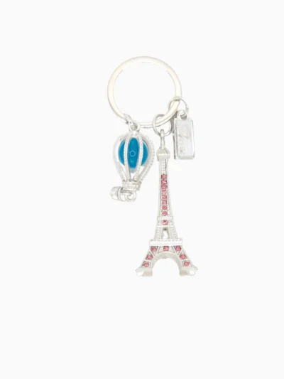 Silver-Paris-Eiffel-Tower-Keychain-with-Air-Balloon-Roneljake