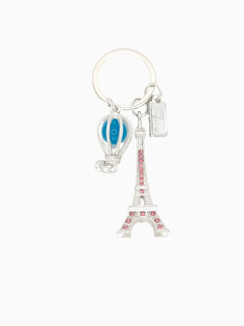 Silver-Paris-Eiffel-Tower-Keychain-with-Air-Balloon-Roneljake