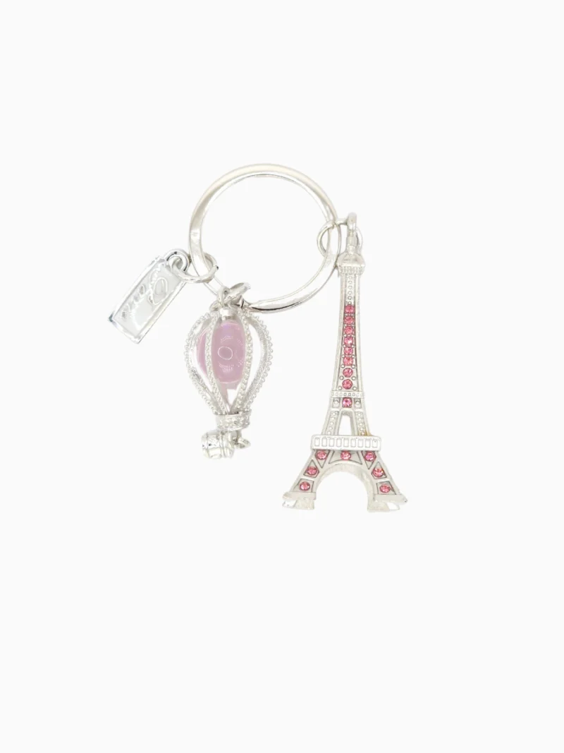 Silver-Paris-Eiffel-Tower-Keychain-with-Pink-Air-Balloon-Roneljake