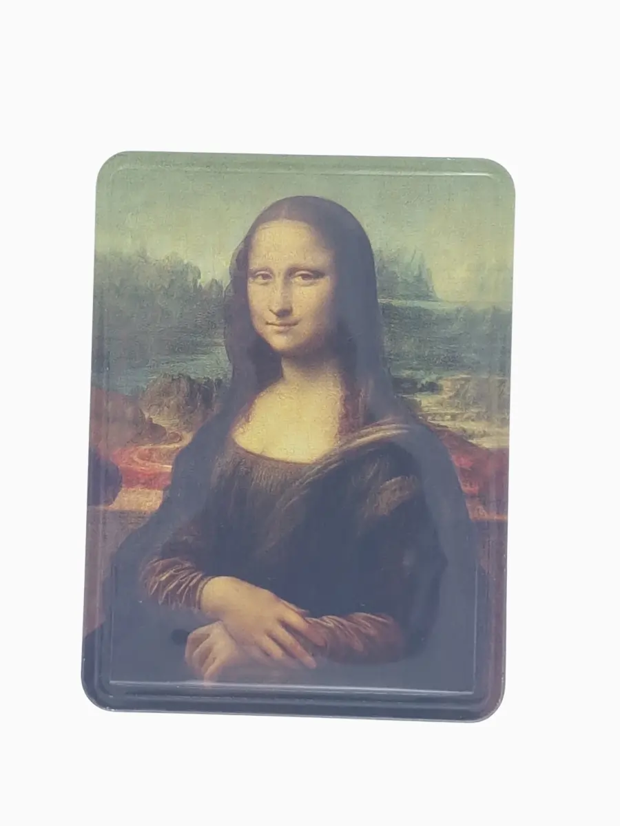 Mona-Lisa-Paris-Tin-Souvenir-Magnet-Roneljake