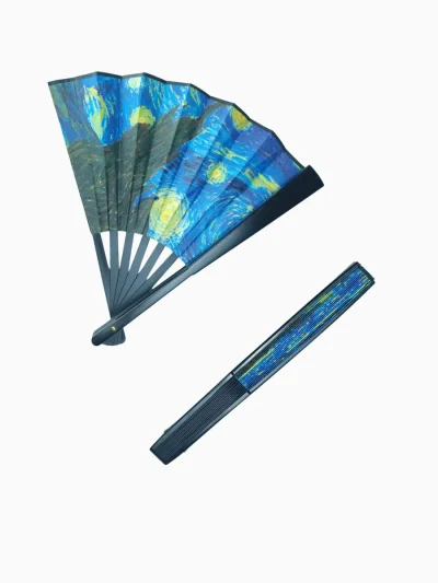 Paris-art-themed-folding-hand-fan-roneljake