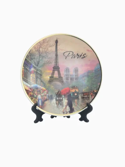Paris-souvenir-plate-eiffel-tower-decorative-art-roneljake