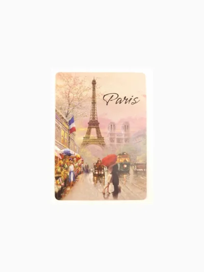 Paris travel souvenir playing cards love design
