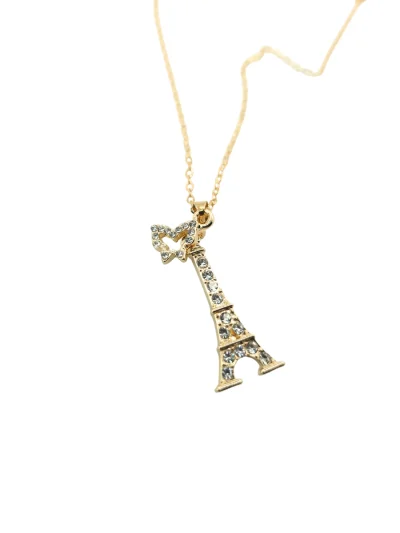 Paris-eiffel-tower-necklace-with-butterfly-charm-and-rhinestones-roneljake