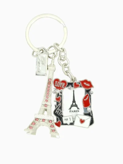 Eiffel-Tower-charm-keychain-Paris-gift