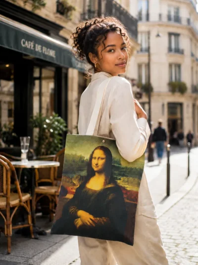 Paris-art-print-tote-bag-with-Mona-Lisa-design_Roneljake