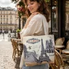 French-landmarks-canvas-handbag