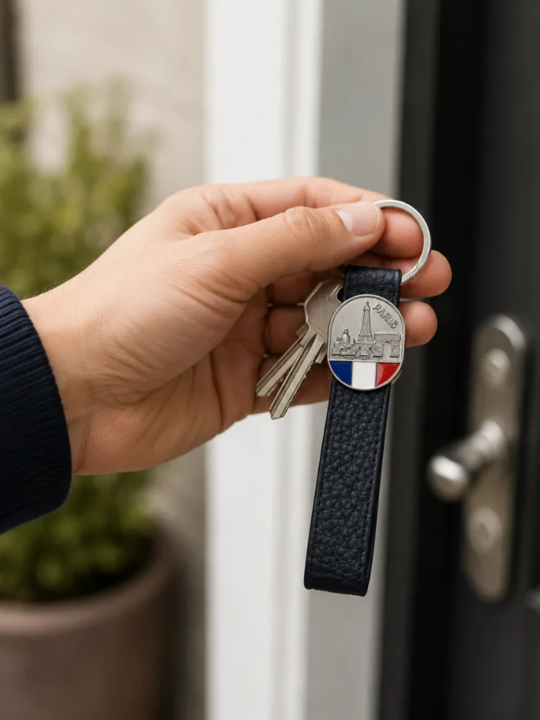 Paris-French-Flag-Leather-Keyring-for-men_Roneljake
