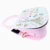 Pink Paris mini crossbody purse for girls