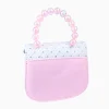 Pink kids shoulder bag with adjustable strap