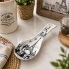 Eiffel Tower porcelain kitchen spoon rest
