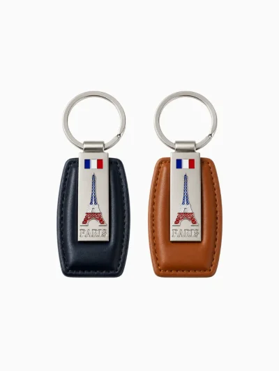 Paris-Eiffel-Tower-Leather-Keychain_Roneljake