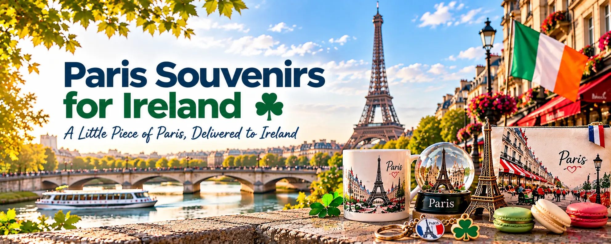 Paris souvenirs and gifts for customers in Ireland