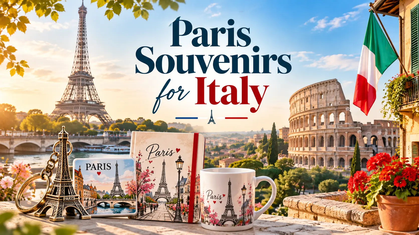 Paris souvenirs and gifts for customers in Italy