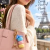 Sparkling-Eiffel-Tower-Keyring-with-Blue-Bowknot-and-Three-Macarons-roneljake