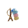 Sparkling-Eiffel-Tower-Macaron-Keyring-with-Blue-Bowknot-roneljake