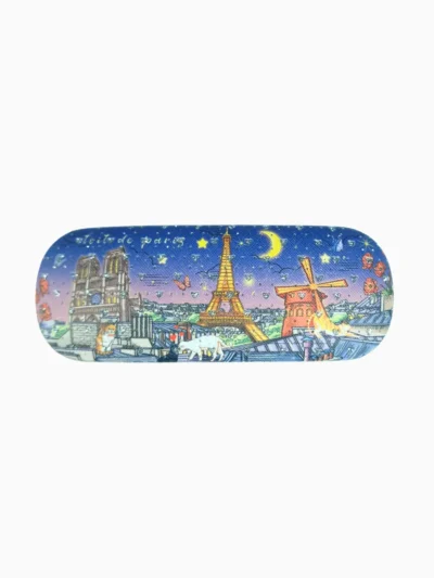 Paris Night Hard Shell Glasses Case with L’étoile de Paris Eiffel Tower design