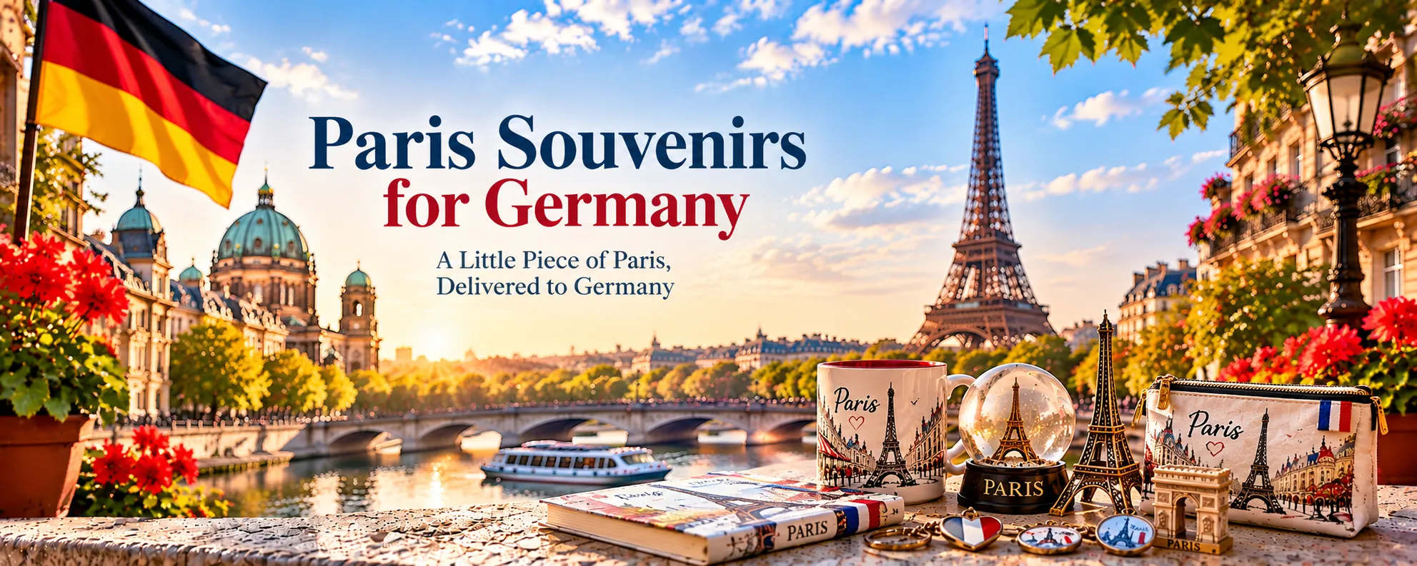 Paris souvenirs and gifts for customers in Germany