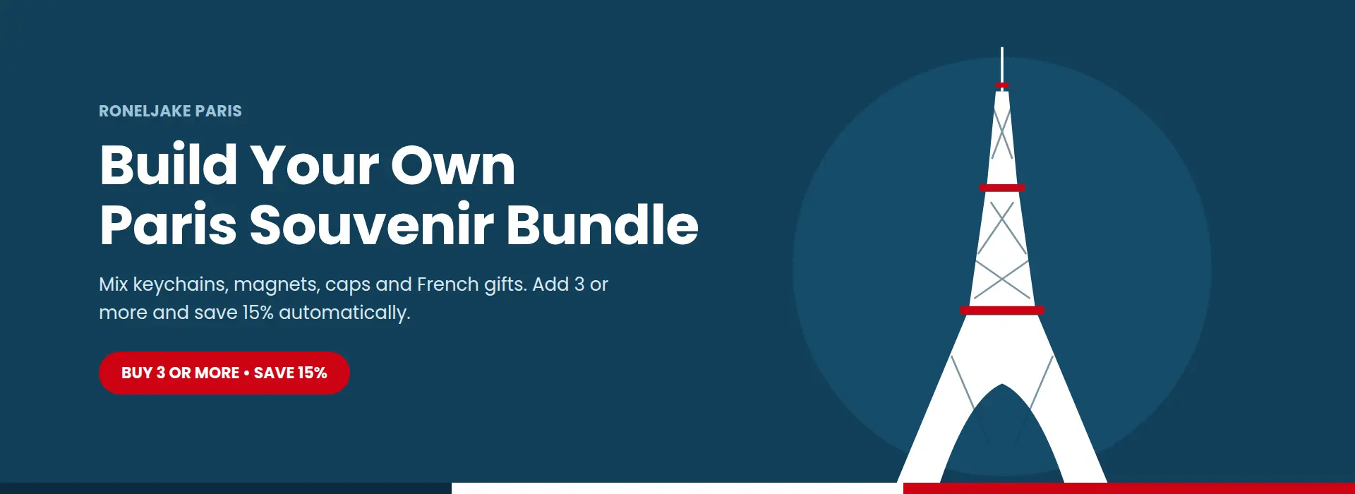 Paris Souvenir Bundle – Buy 3 or More and Save 15%