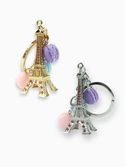 pastel-macaron-eiffel-tower-keychain-gold-silver-roneljake